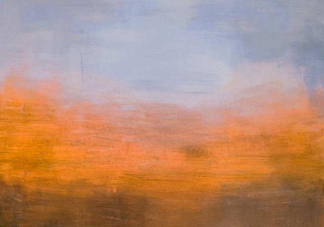 Burnt Orange Abstract