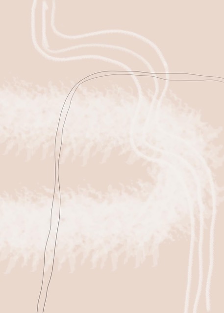 Natural Plaster Abstract Lines