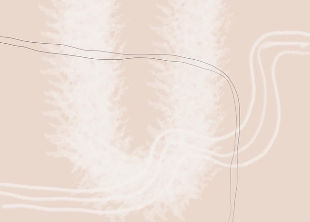 Natural Plaster Abstract Lines
