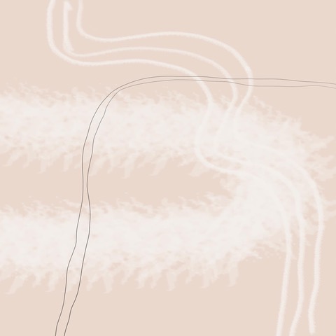 Natural Plaster Abstract Lines